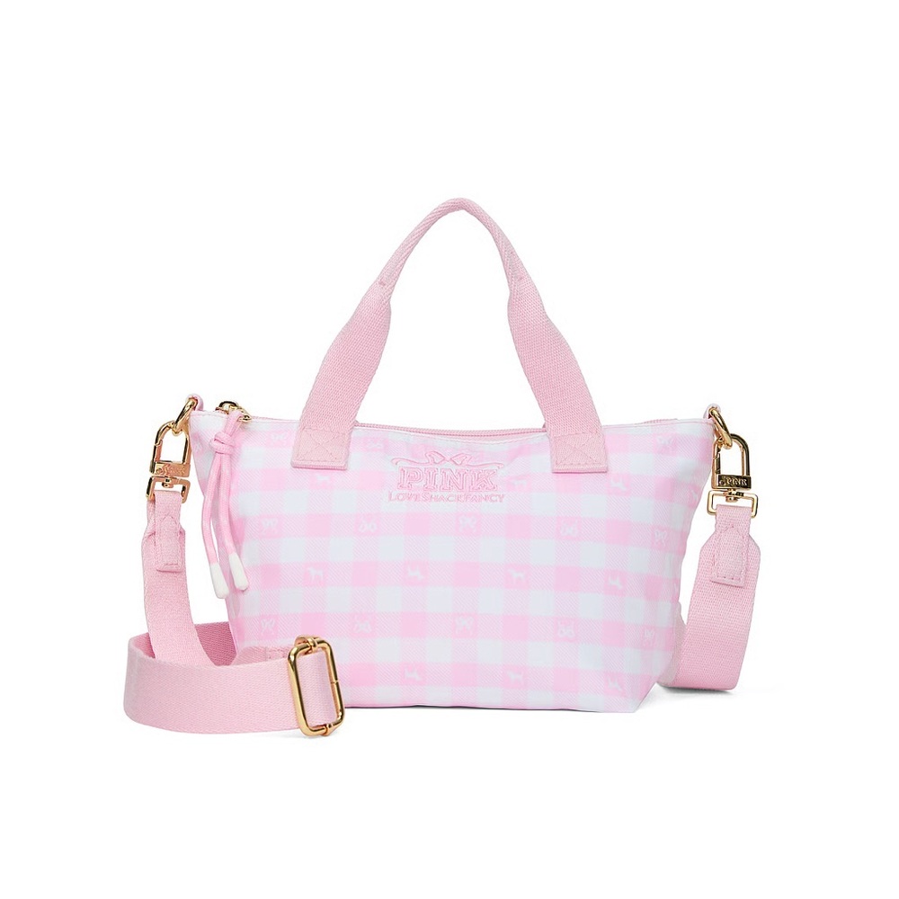 Victoria’s Secret PINK x LoveShackFancy Mini Tote Bag in Icon Gingham